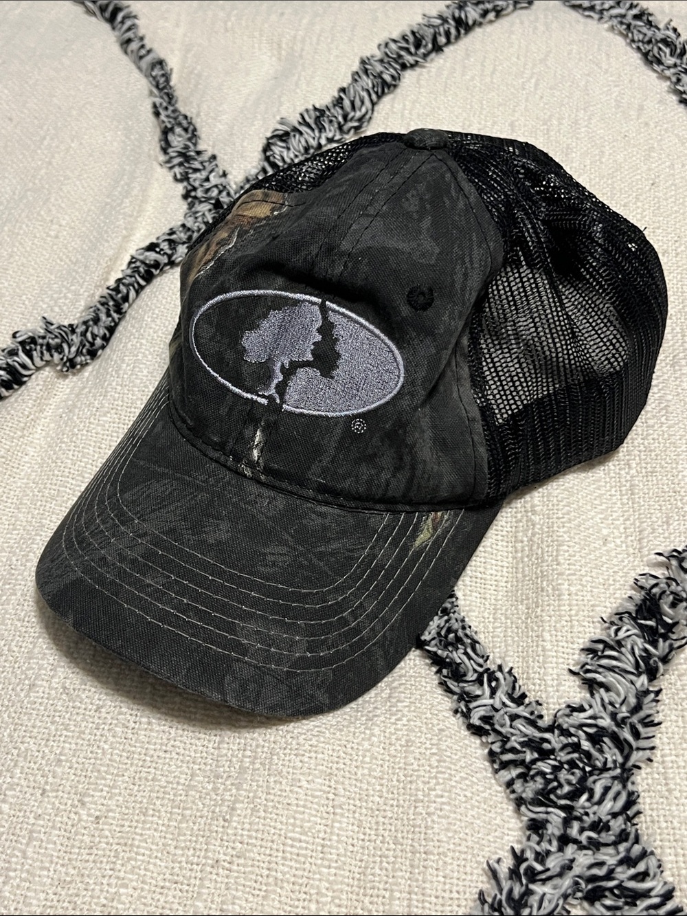 OSFM Mossy Oak Mesh-Back Baseball Cap Camo